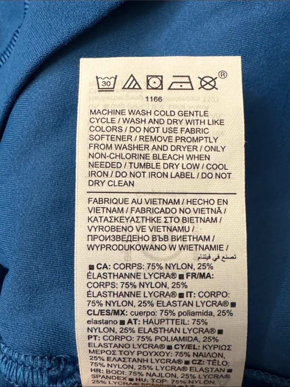 Athleta Transcend Long-Sleeve Wrap-Style Top, Size XL, Color Teal Blue - Picture 12 of 12